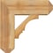 Ekena Millwork Balboa Craftsman Rough Sawn Bracket w/ Offset Brace, Western Red Cedar, 8"W x 22"D x 22"H BKT0806X22X22BOA04RWR - alternate 3